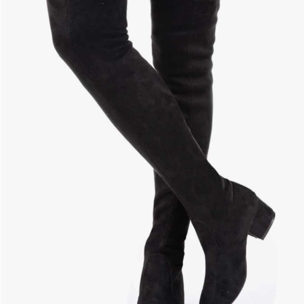 Elegant Black Over-the-Knee Boots